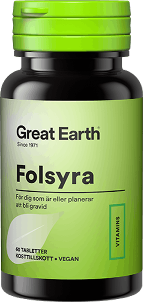 hur länge äta folsyra